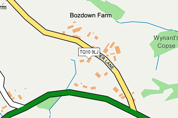 TQ10 9LJ map - OS OpenMap – Local (Ordnance Survey)