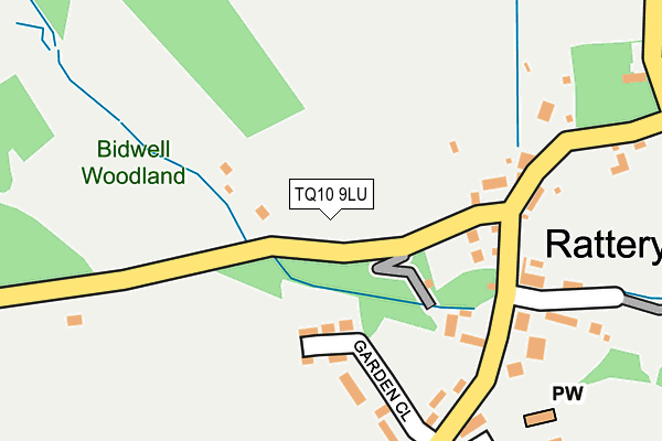 TQ10 9LU map - OS OpenMap – Local (Ordnance Survey) TQ10 9LU map - OS OpenMap – Local (Ordnance Survey)