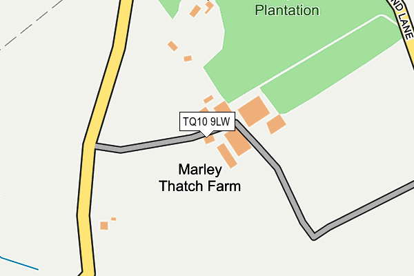 TQ10 9LW map - OS OpenMap – Local (Ordnance Survey) TQ10 9LW map - OS OpenMap – Local (Ordnance Survey)
