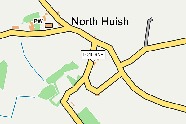 TQ10 9NH map - OS OpenMap – Local (Ordnance Survey) TQ10 9NH map - OS OpenMap – Local (Ordnance Survey)