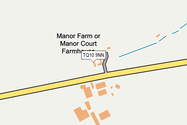TQ10 9NN map - OS OpenMap – Local (Ordnance Survey) TQ10 9NN map - OS OpenMap – Local (Ordnance Survey)