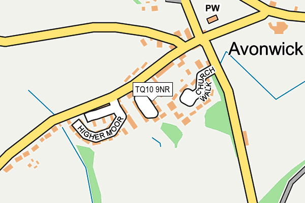 TQ10 9NR map - OS OpenMap – Local (Ordnance Survey)