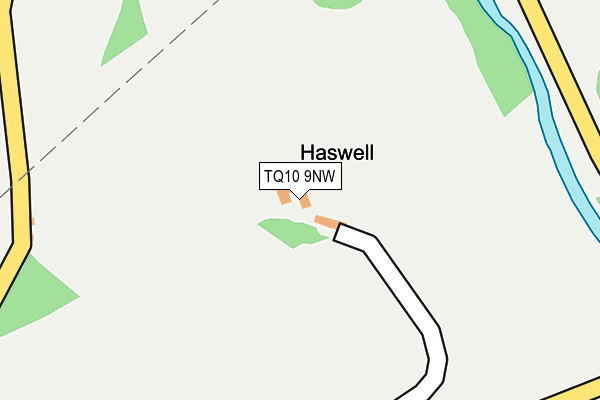 TQ10 9NW map - OS OpenMap – Local (Ordnance Survey)