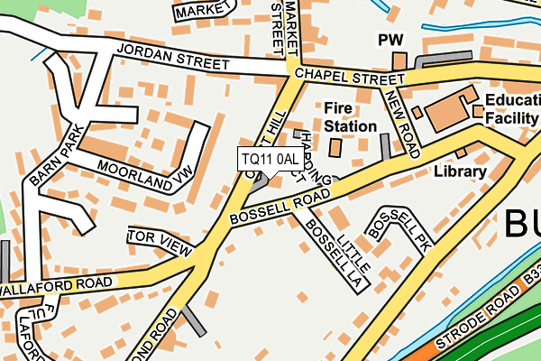 TQ11 0AL map - OS OpenMap – Local (Ordnance Survey) TQ11 0AL map - OS OpenMap – Local (Ordnance Survey)
