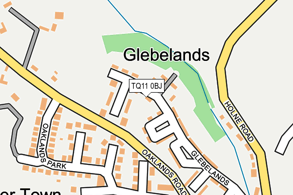 TQ11 0BJ map - OS OpenMap – Local (Ordnance Survey) TQ11 0BJ map - OS OpenMap – Local (Ordnance Survey)