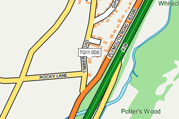 TQ11 0DS map - OS OpenMap – Local (Ordnance Survey) TQ11 0DS map - OS OpenMap – Local (Ordnance Survey)