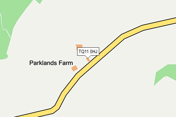 TQ11 0HJ map - OS OpenMap – Local (Ordnance Survey)