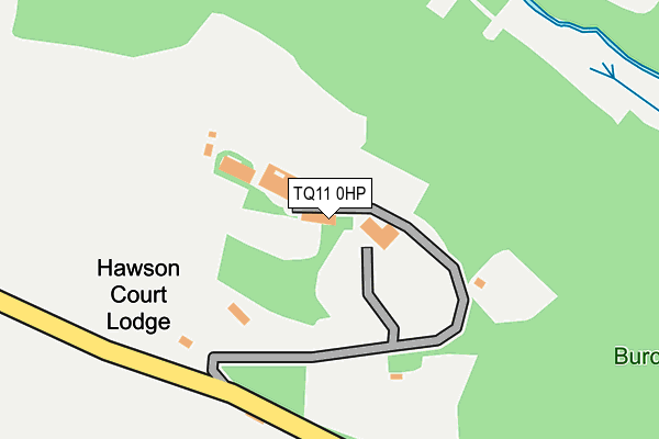 TQ11 0HP map - OS OpenMap – Local (Ordnance Survey) TQ11 0HP map - OS OpenMap – Local (Ordnance Survey)