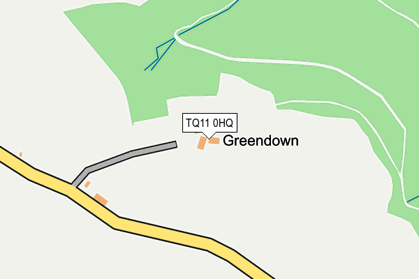 TQ11 0HQ map - OS OpenMap – Local (Ordnance Survey) TQ11 0HQ map - OS OpenMap – Local (Ordnance Survey)