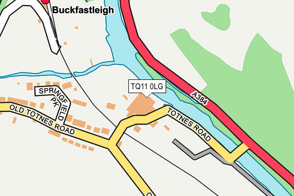 TQ11 0LG map - OS OpenMap – Local (Ordnance Survey) TQ11 0LG map - OS OpenMap – Local (Ordnance Survey)