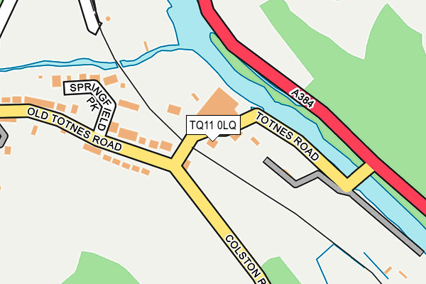 TQ11 0LQ map - OS OpenMap – Local (Ordnance Survey)
