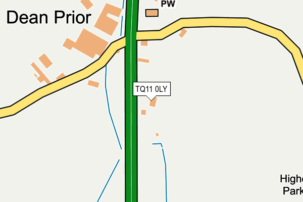 TQ11 0LY map - OS OpenMap – Local (Ordnance Survey)