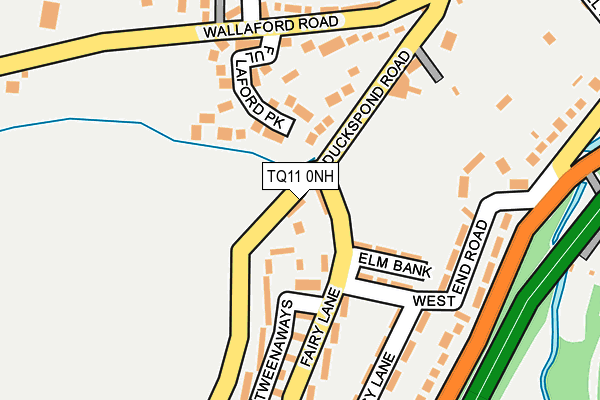 TQ11 0NH map - OS OpenMap – Local (Ordnance Survey) TQ11 0NH map - OS OpenMap – Local (Ordnance Survey)