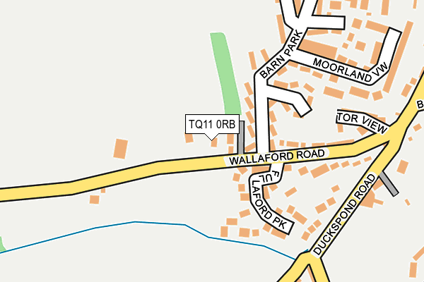 TQ11 0RB map - OS OpenMap – Local (Ordnance Survey) TQ11 0RB map - OS OpenMap – Local (Ordnance Survey)