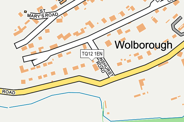 TQ12 1EN map - OS OpenMap – Local (Ordnance Survey) TQ12 1EN map - OS OpenMap – Local (Ordnance Survey)