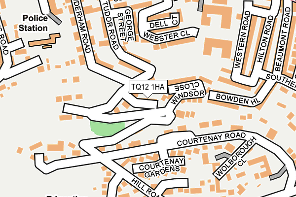 TQ12 1HA map - OS OpenMap – Local (Ordnance Survey) TQ12 1HA map - OS OpenMap – Local (Ordnance Survey)