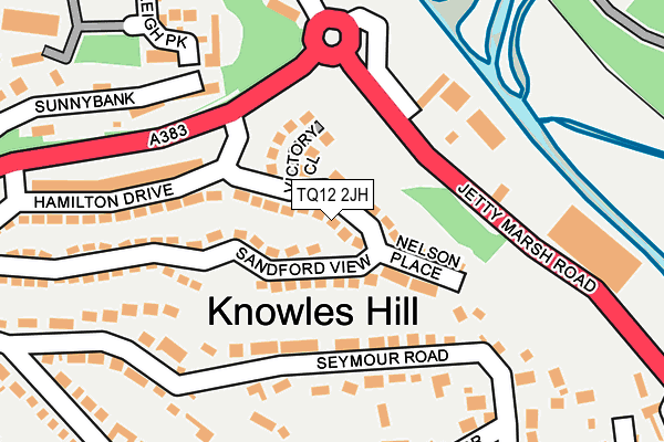 TQ12 2JH map - OS OpenMap – Local (Ordnance Survey) TQ12 2JH map - OS OpenMap – Local (Ordnance Survey)