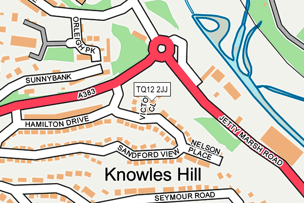 TQ12 2JJ map - OS OpenMap – Local (Ordnance Survey) TQ12 2JJ map - OS OpenMap – Local (Ordnance Survey)
