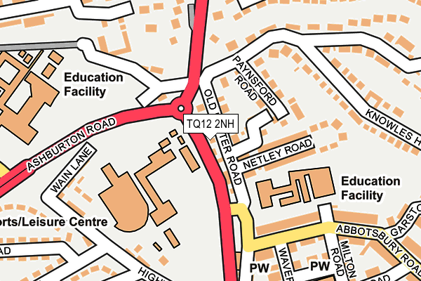 TQ12 2NH map - OS OpenMap – Local (Ordnance Survey) TQ12 2NH map - OS OpenMap – Local (Ordnance Survey)