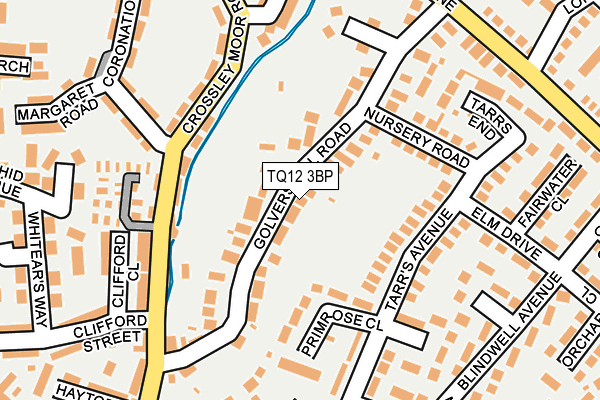 TQ12 3BP map - OS OpenMap – Local (Ordnance Survey) TQ12 3BP map - OS OpenMap – Local (Ordnance Survey)