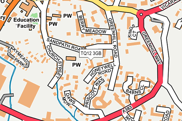 TQ12 3GB map - OS OpenMap – Local (Ordnance Survey) TQ12 3GB map - OS OpenMap – Local (Ordnance Survey)