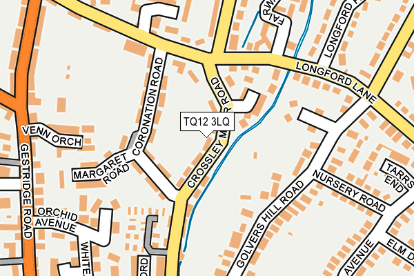 TQ12 3LQ map - OS OpenMap – Local (Ordnance Survey) TQ12 3LQ map - OS OpenMap – Local (Ordnance Survey)