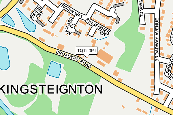 TQ12 3PJ map - OS OpenMap – Local (Ordnance Survey) TQ12 3PJ map - OS OpenMap – Local (Ordnance Survey)