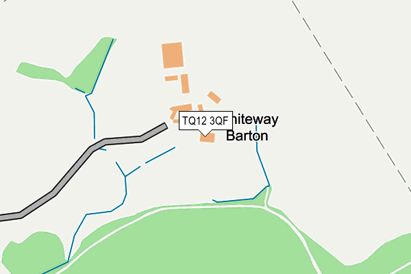 TQ12 3QF map - OS OpenMap – Local (Ordnance Survey) TQ12 3QF map - OS OpenMap – Local (Ordnance Survey)