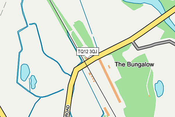 TQ12 3QJ map - OS OpenMap – Local (Ordnance Survey) TQ12 3QJ map - OS OpenMap – Local (Ordnance Survey)