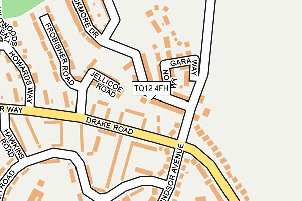 TQ12 4FH map - OS OpenMap – Local (Ordnance Survey) TQ12 4FH map - OS OpenMap – Local (Ordnance Survey)