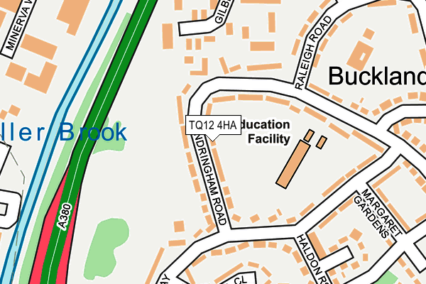 TQ12 4HA map - OS OpenMap – Local (Ordnance Survey) TQ12 4HA map - OS OpenMap – Local (Ordnance Survey)