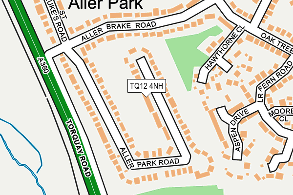 TQ12 4NH map - OS OpenMap – Local (Ordnance Survey) TQ12 4NH map - OS OpenMap – Local (Ordnance Survey)