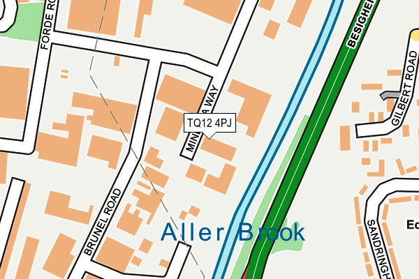 TQ12 4PJ map - OS OpenMap – Local (Ordnance Survey) TQ12 4PJ map - OS OpenMap – Local (Ordnance Survey)
