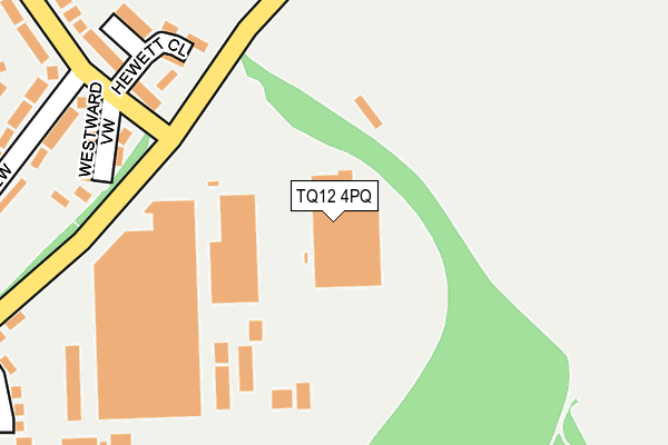 TQ12 4PQ map - OS OpenMap – Local (Ordnance Survey) TQ12 4PQ map - OS OpenMap – Local (Ordnance Survey)
