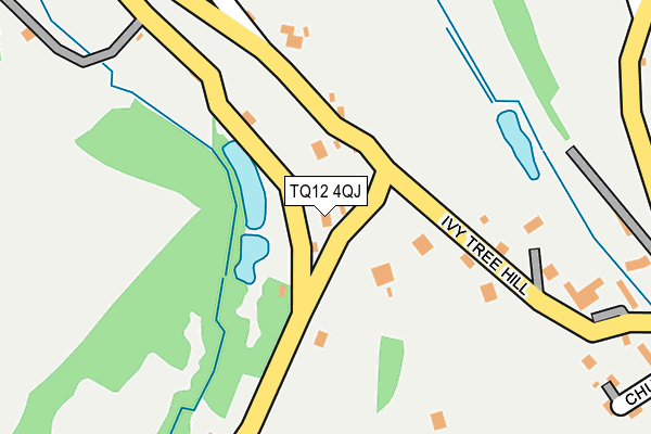 TQ12 4QJ map - OS OpenMap – Local (Ordnance Survey) TQ12 4QJ map - OS OpenMap – Local (Ordnance Survey)