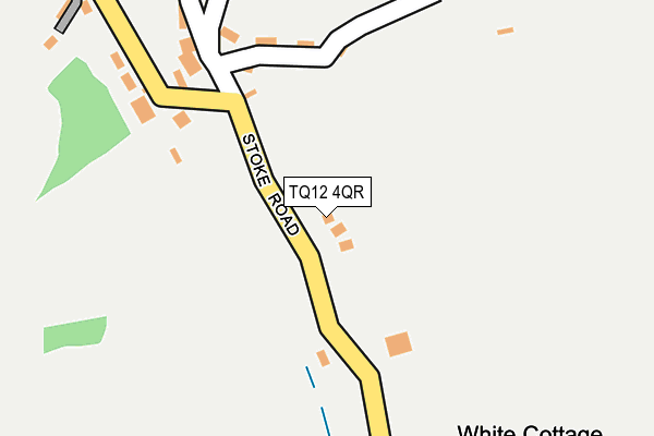 TQ12 4QR map - OS OpenMap – Local (Ordnance Survey) TQ12 4QR map - OS OpenMap – Local (Ordnance Survey)
