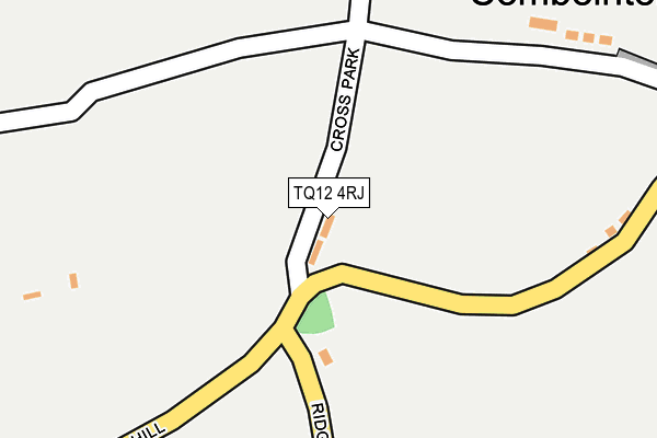 TQ12 4RJ map - OS OpenMap – Local (Ordnance Survey) TQ12 4RJ map - OS OpenMap – Local (Ordnance Survey)