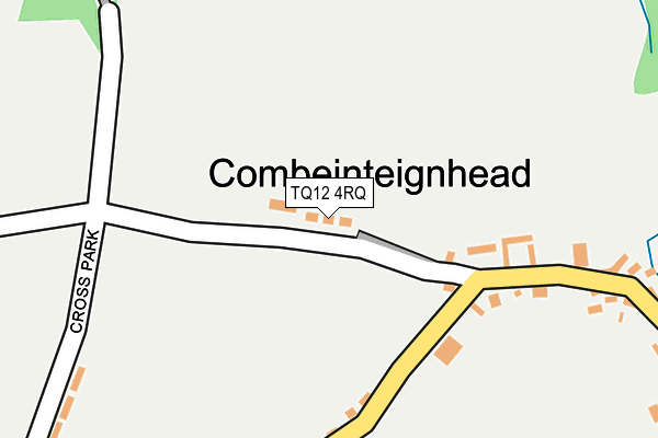TQ12 4RQ map - OS OpenMap – Local (Ordnance Survey) TQ12 4RQ map - OS OpenMap – Local (Ordnance Survey)