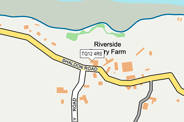 TQ12 4RS map - OS OpenMap – Local (Ordnance Survey) TQ12 4RS map - OS OpenMap – Local (Ordnance Survey)