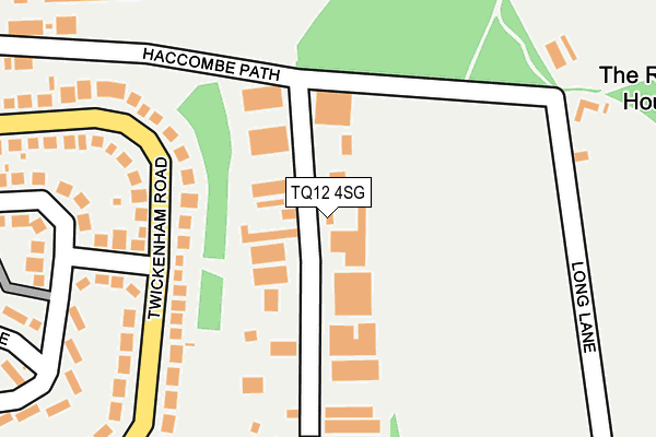 TQ12 4SG map - OS OpenMap – Local (Ordnance Survey) TQ12 4SG map - OS OpenMap – Local (Ordnance Survey)