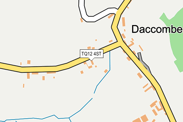 TQ12 4ST map - OS OpenMap – Local (Ordnance Survey) TQ12 4ST map - OS OpenMap – Local (Ordnance Survey)