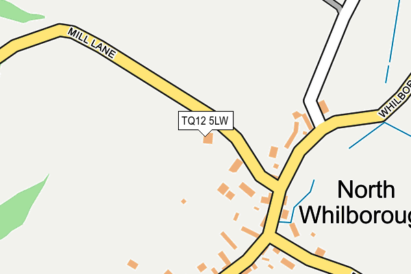 TQ12 5LW map - OS OpenMap – Local (Ordnance Survey) TQ12 5LW map - OS OpenMap – Local (Ordnance Survey)