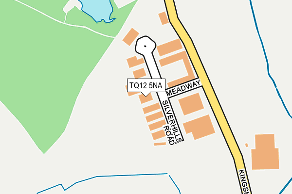 TQ12 5NA map - OS OpenMap – Local (Ordnance Survey) TQ12 5NA map - OS OpenMap – Local (Ordnance Survey)