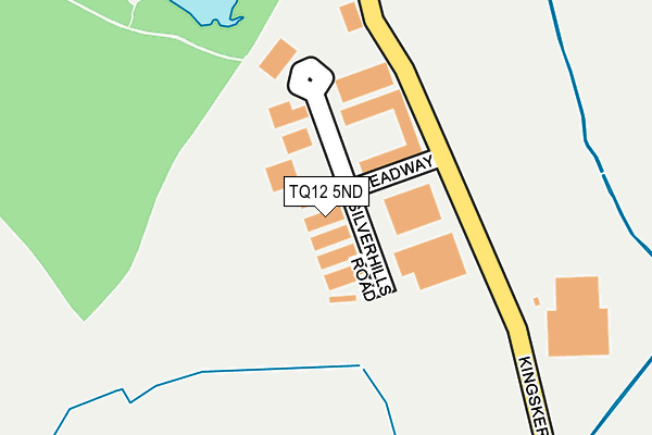 TQ12 5ND map - OS OpenMap – Local (Ordnance Survey) TQ12 5ND map - OS OpenMap – Local (Ordnance Survey)