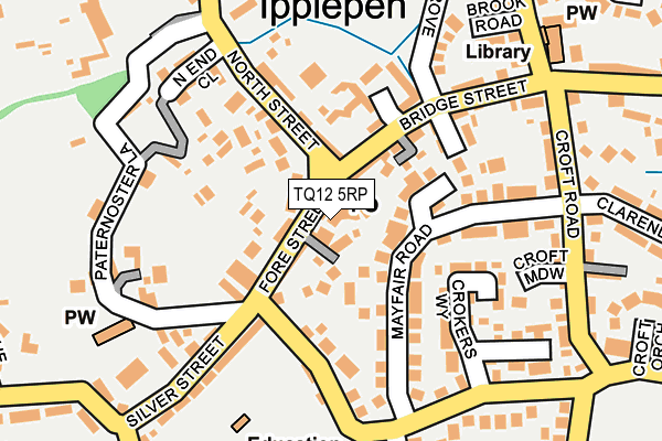 TQ12 5RP map - OS OpenMap – Local (Ordnance Survey) TQ12 5RP map - OS OpenMap – Local (Ordnance Survey)