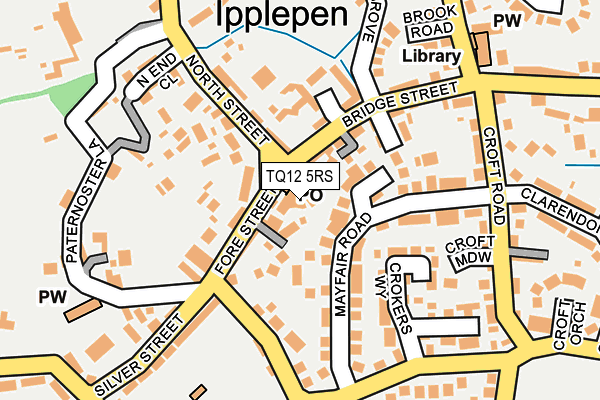 TQ12 5RS map - OS OpenMap – Local (Ordnance Survey) TQ12 5RS map - OS OpenMap – Local (Ordnance Survey)