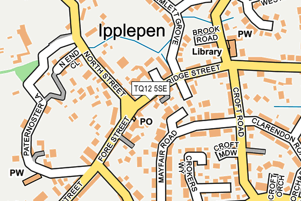 TQ12 5SE map - OS OpenMap – Local (Ordnance Survey) TQ12 5SE map - OS OpenMap – Local (Ordnance Survey)