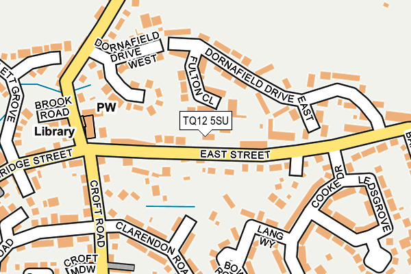 TQ12 5SU map - OS OpenMap – Local (Ordnance Survey) TQ12 5SU map - OS OpenMap – Local (Ordnance Survey)