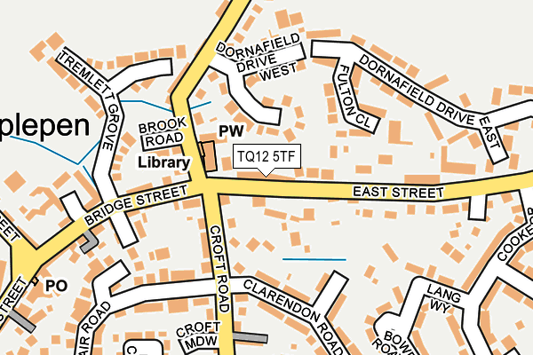 TQ12 5TF map - OS OpenMap – Local (Ordnance Survey) TQ12 5TF map - OS OpenMap – Local (Ordnance Survey)