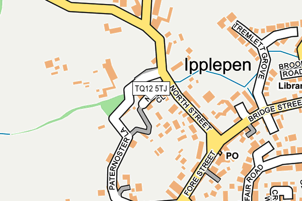 TQ12 5TJ map - OS OpenMap – Local (Ordnance Survey) TQ12 5TJ map - OS OpenMap – Local (Ordnance Survey)